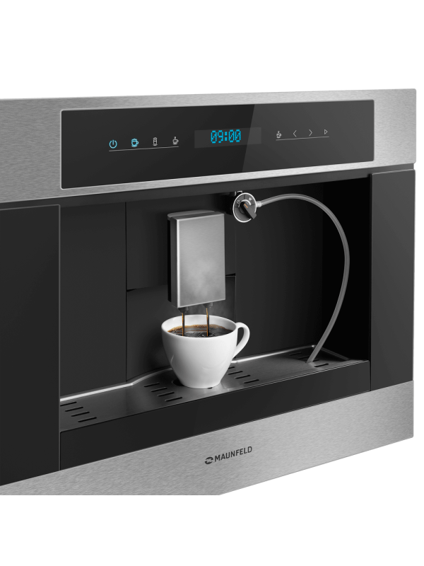 Кофемашина Maunfeld AMCM1503S спереди (1)