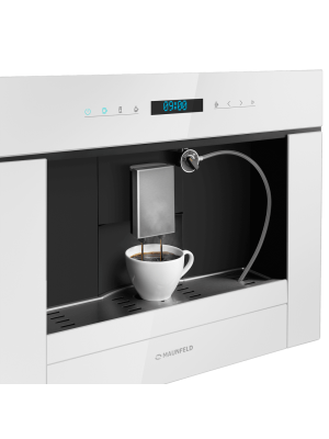 Кофемашина Maunfeld AMCM1503W спереди (1)