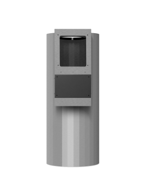 Вытяжка Maunfeld Adelaide 39 Wall Inox сзади