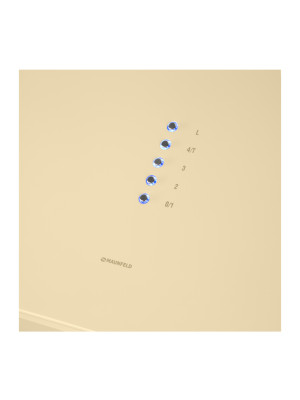 Вытяжка Maunfeld Bath Plus 402IL Beige вблизи