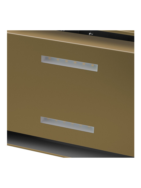 Вытяжка Maunfeld Bath Plus 402IL Gold снизу