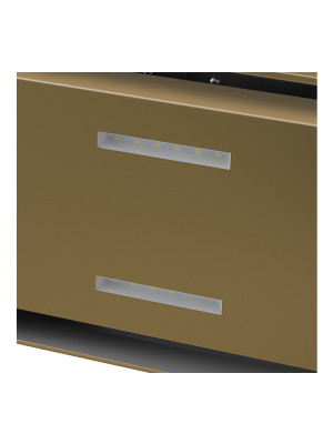 Вытяжка Maunfeld Bath Plus 402IL Gold снизу