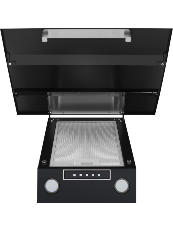 Вытяжка Maunfeld Bridge 50 Black/Black Glass снизу (1)