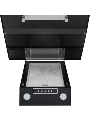 Вытяжка Maunfeld Bridge 50 Black/Black Glass снизу (1)