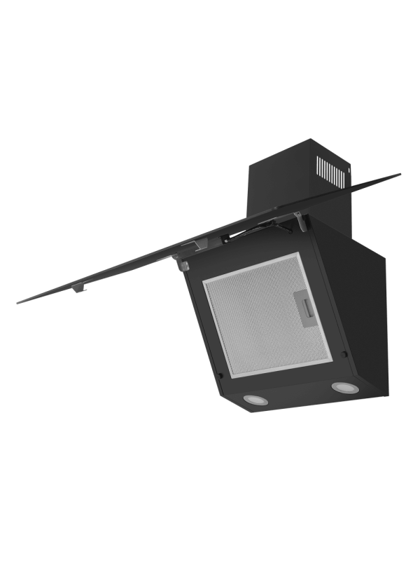 Вытяжка Maunfeld Eagle 850 90 Glass Black под углом