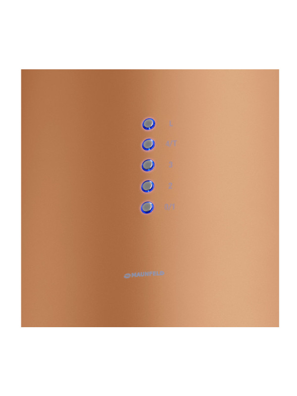 Вытяжка Maunfeld Lee Wall 39 Copper вблизи