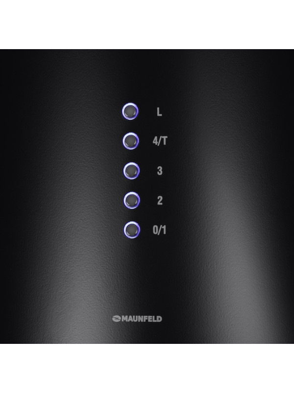 Вытяжка Maunfeld Lee Wall 39 Black вблизи