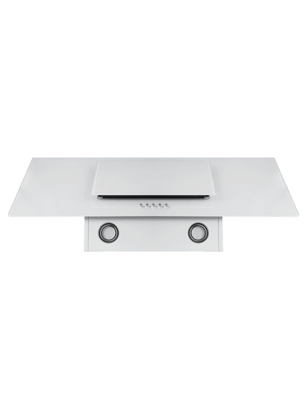 Вытяжка Maunfeld Tower 90 White снизу