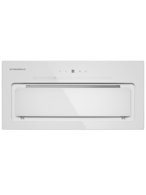 Вытяжка Maunfeld Trapeze 602SGG White снизу