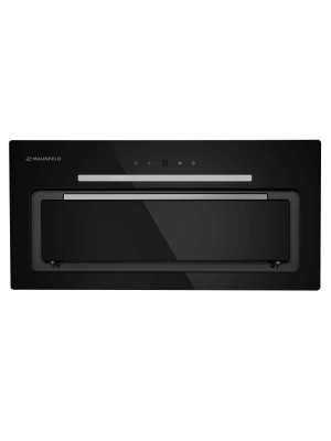 Вытяжка Maunfeld Trapeze 602SGG Black снизу