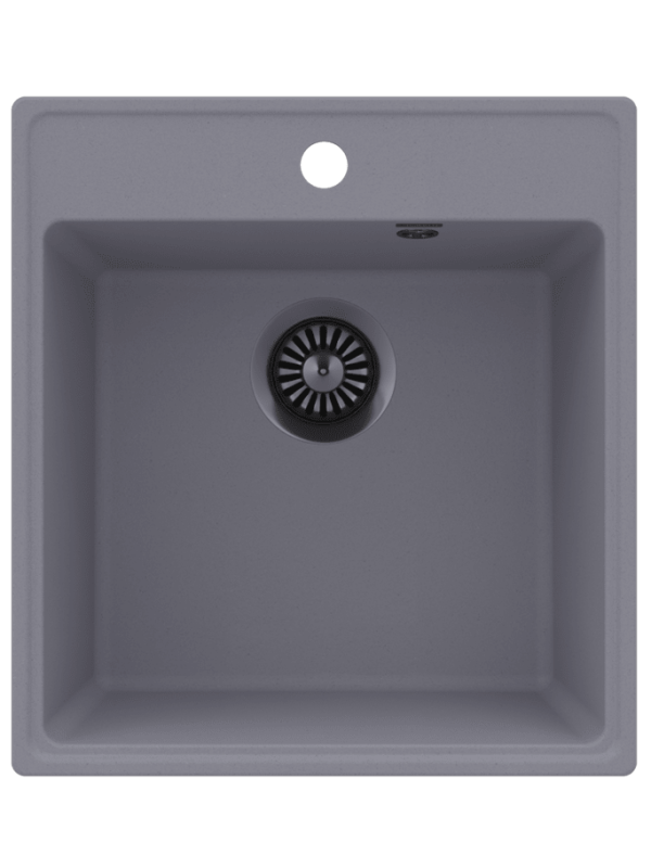 Кухонная мойка Maunfeld Perla 460 MFQS-460LGR светло-серый