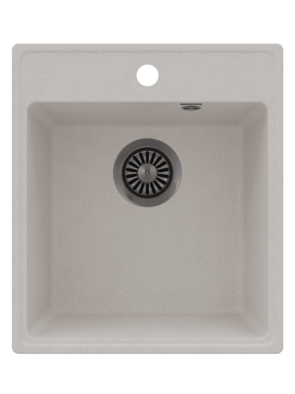 Кухонная мойка Maunfeld Perla 425 MFQS-425W кремовый