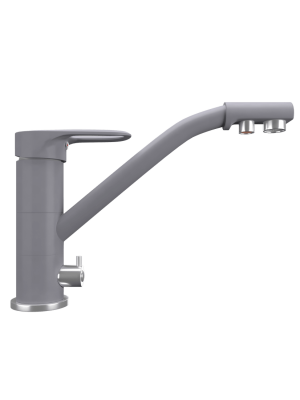 Смеситель Maunfeld MFQT-10LGR светло-серый