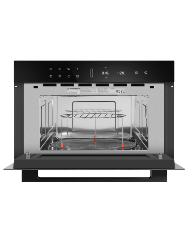 Микроволновая печь Maunfeld MBMO349DGB Black спереди