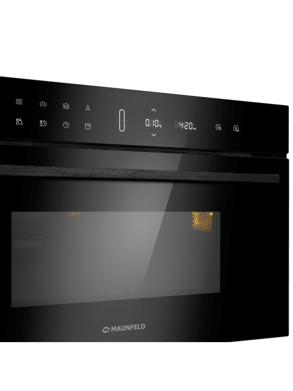 Микроволновая печь Maunfeld MBMO349DGB Black вблизи