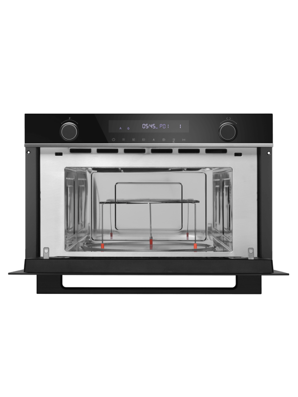 Микроволновая печь Maunfeld MBMO349GB201 Black/Inox спереди