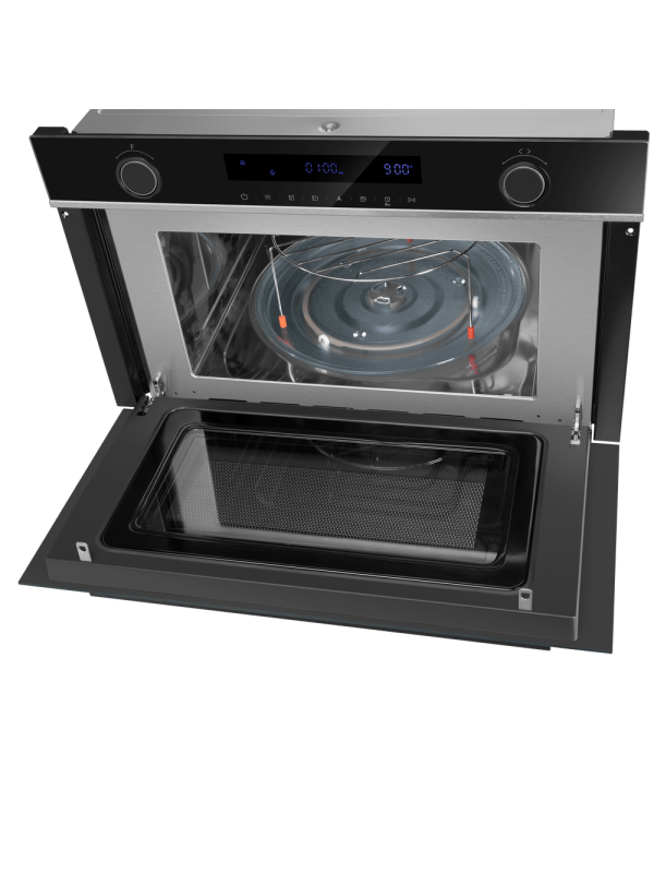 Микроволновая печь Maunfeld MBMO349GB201 Black/Inox сверху