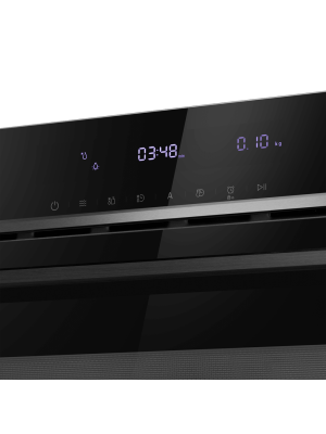 Микроволновая печь Maunfeld MBMO349GB201 Black/Inox вблизи