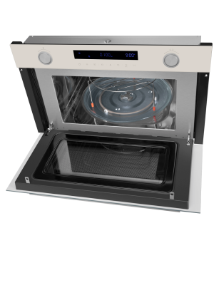 Микроволновая печь Maunfeld MBMO349GBG Beige сверху