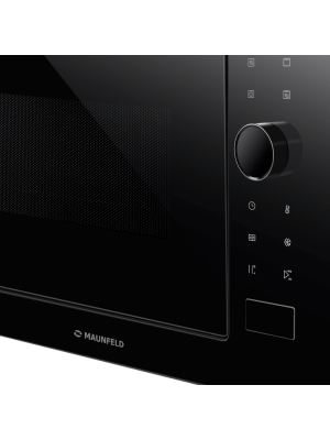 Микроволновая печь Maunfeld XBMO252GB Glossy Black вблизи