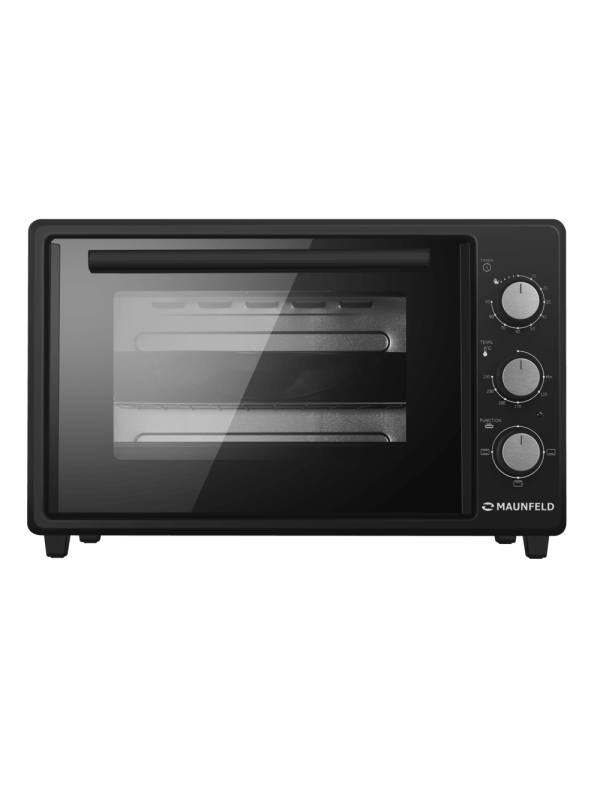 Мини-печь Maunfeld MMO-373MB01 Black спереди