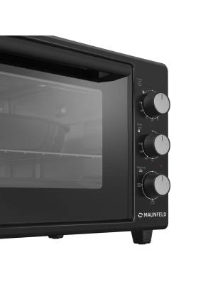 Мини-печь Maunfeld MMO-373MB01 Black вблизи