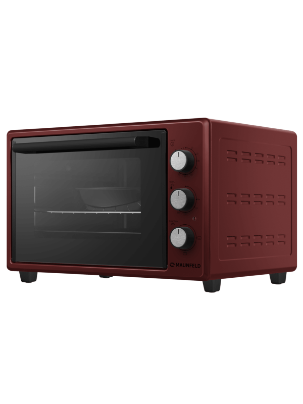 Мини-печь Maunfeld MMO-373MR01Red под углом
