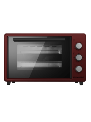 Мини-печь Maunfeld MMO-373MR01Red спереди