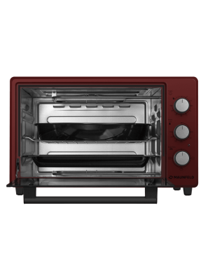 Мини-печь Maunfeld MMO-373MR01Red изнутри