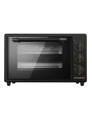 Мини-печь Maunfeld MMO-373MB02 Black спереди