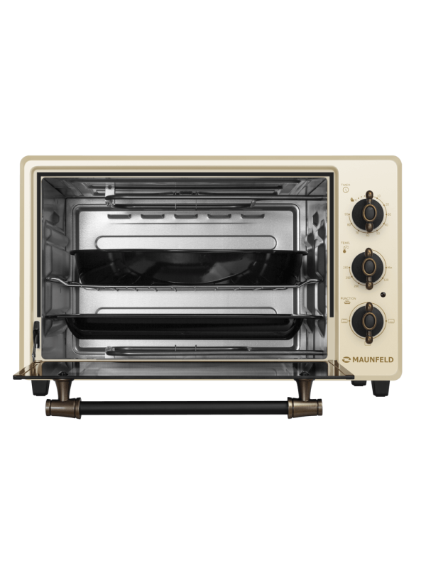 Мини-печь Maunfeld MMO-373MBG02 Beige изнутри