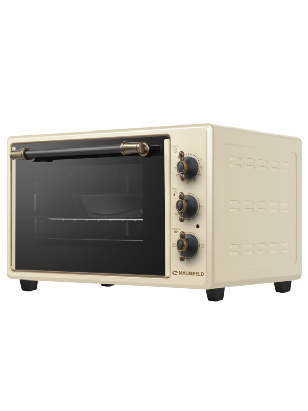 Мини-печь Maunfeld MMO-373MBG02 Beige сбоку