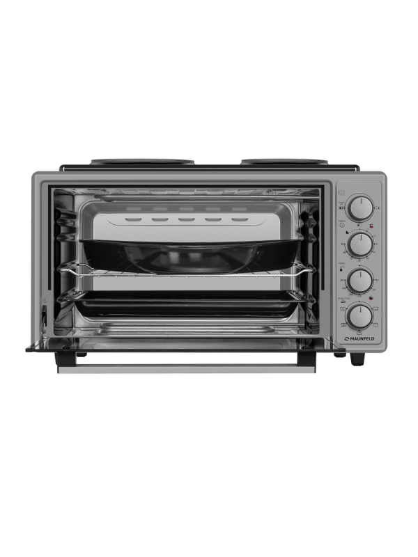 Мини-печь Maunfeld MMO-483MGR01H Grey изнутри