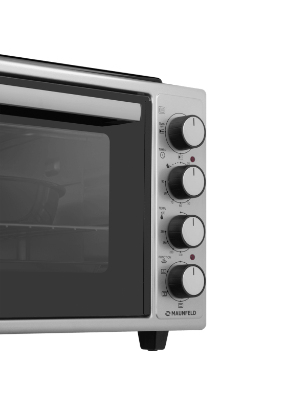 Мини-печь Maunfeld MMO-483MGR01H Grey вблизи
