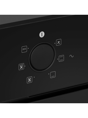 Электрический духовой шкаф HOMSair OEF606BK2 Black вблизи