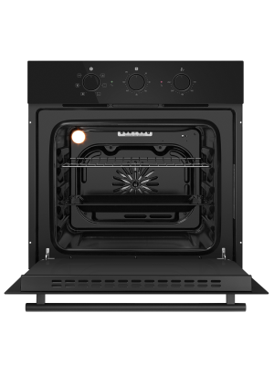Электрический духовой шкаф HOMSair OEF606BK2 Black спереди