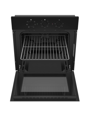 Электрический духовой шкаф HOMSair OEF606BK2 Black спереди (1)