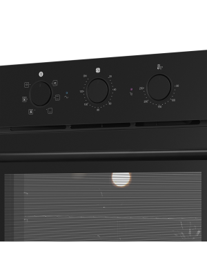 Электрический духовой шкаф HOMSair OEF606BK2 Black панель управления