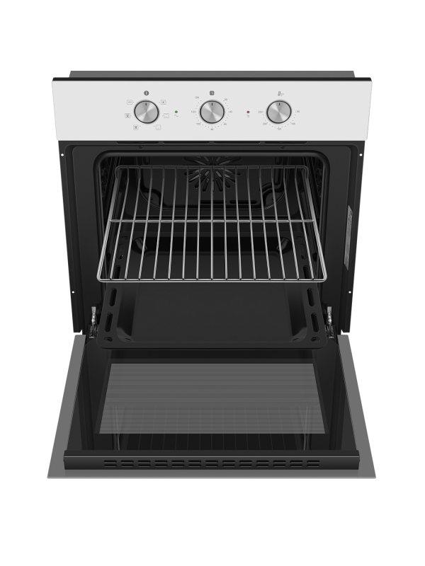 Электрический духовой шкаф HOMSair OEF606WH White спереди (1)