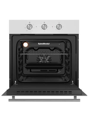 Электрический духовой шкаф HOMSair OEF606WH White спереди