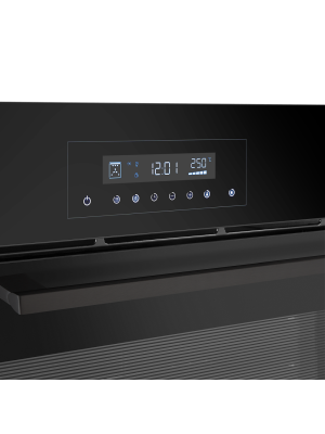 Электрический духовой шкаф HOMSair OEH6010BK2 Black дисплей