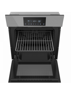 Электрический духовой шкаф HOMSair OEH6010S Inox спереди (1)