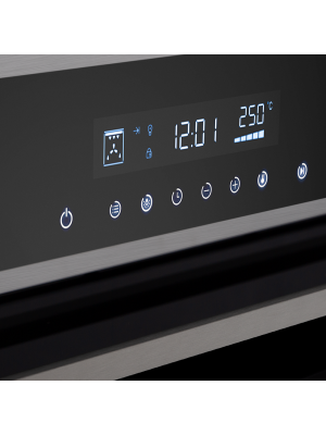 Электрический духовой шкаф HOMSair OEH6010S Inox дисплей