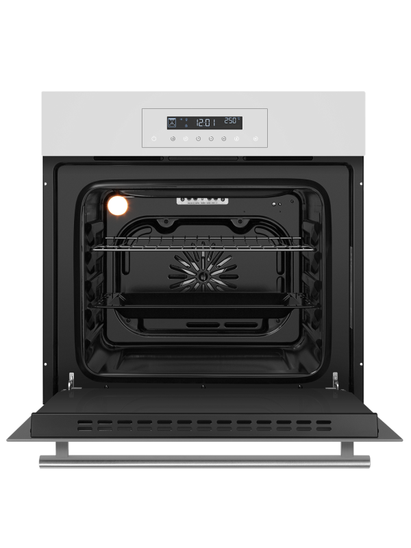 Электрический духовой шкаф HOMSair OEH606WH White спереди