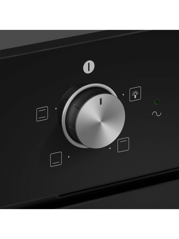 Электрический духовой шкаф HOMSair OES604BK Black вблизи (1)