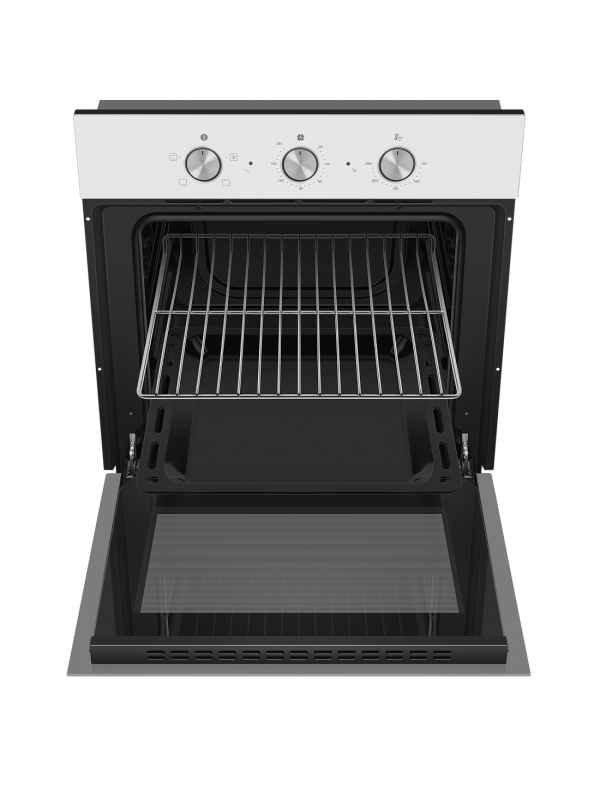 Электрический духовой шкаф HOMSair OES604WH White спереди (1)