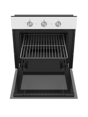 Электрический духовой шкаф HOMSair OES604WH White спереди (1)