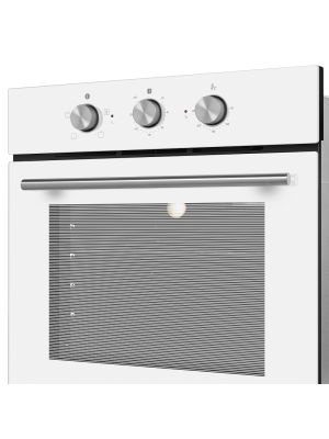 Электрический духовой шкаф HOMSair OES604WH White сбоку