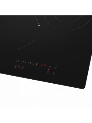 Электрическая варочная панель HOMSair HVC43DBK Black вблизи