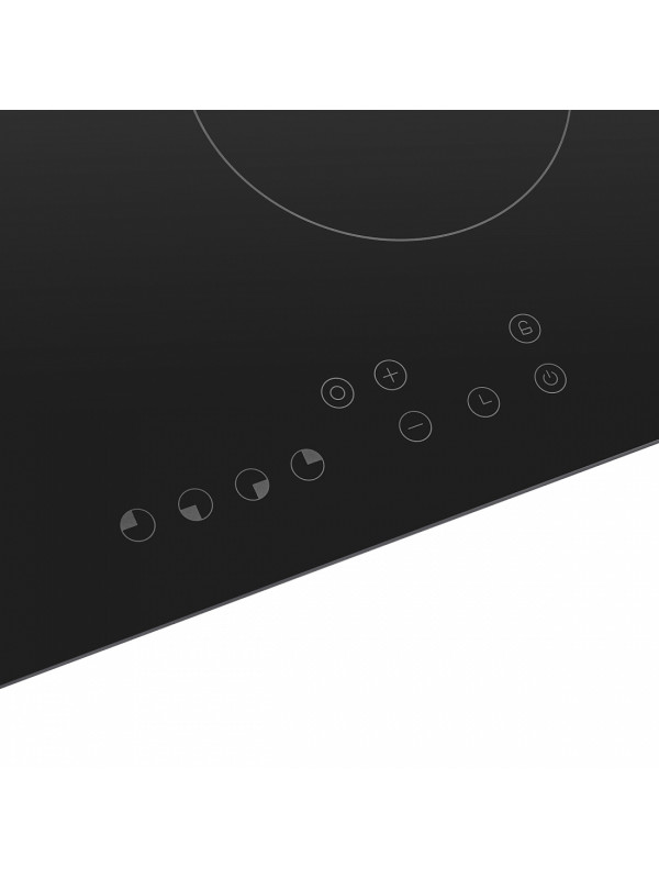 Электрическая варочная панель HOMSair HVС64SMDBK Black вблизи